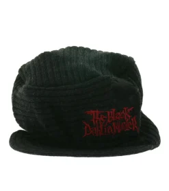 Caps & Mützen*BioworldMerch The Black Dahlia Murder Unisex Schirm-Mütze mit Logo-Schriftzug Schirm-Beanie Strick-Mütze KC107206BDM Schwarz
