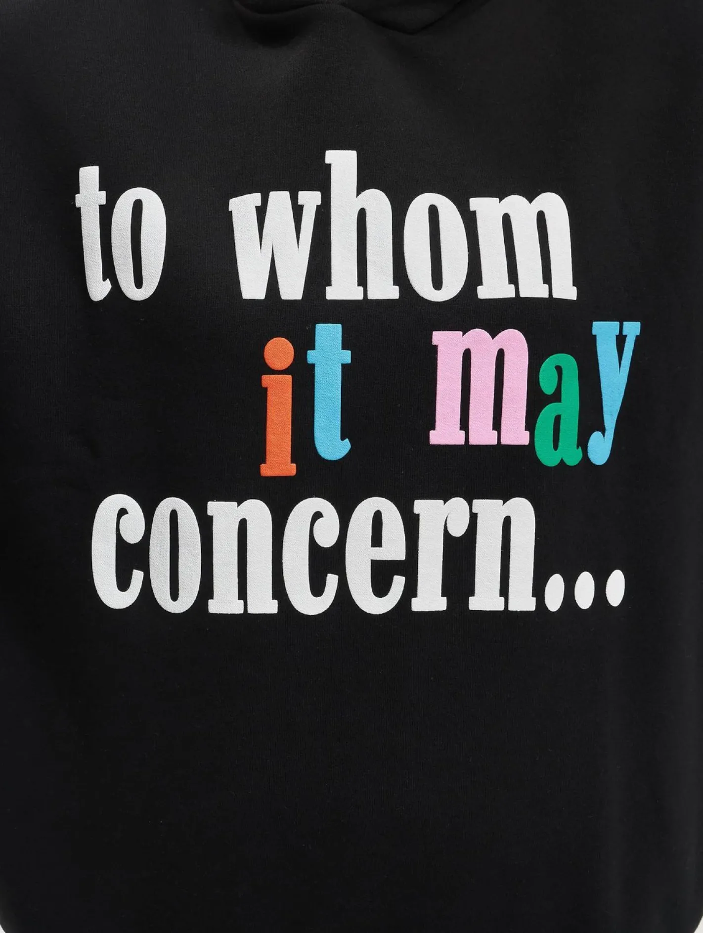 Sweater & Pullover*The Couture Club Kapuzenpullover mit Herz-Slogan und Puff-Print in Schwarz