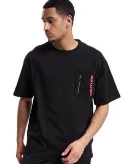 T-Shirts & Tank Tops*The Couture Club Locker geschnittenes T-Shirt mit Taschendetail in Schwarz