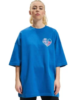 Kleider*The Couture Club  Oversize-Kleid mit Herz-Grafik, blau