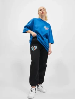 Kleider*The Couture Club  Oversize-Kleid mit Herz-Grafik, blau