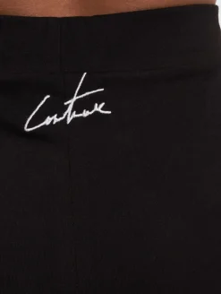 Shorts & Bermudas*The Couture Club Radlerhose mit Grafiketikett in Schwarz