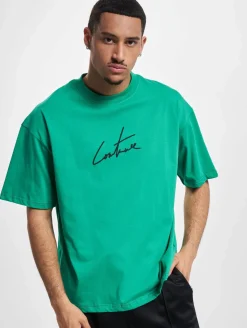 T-Shirts & Tank Tops*The Couture Club Signature Locker geschnittenes T-Shirt mit Puff-Print in Grün