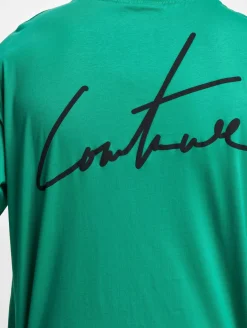 T-Shirts & Tank Tops*The Couture Club Signature Locker geschnittenes T-Shirt mit Puff-Print in Grün