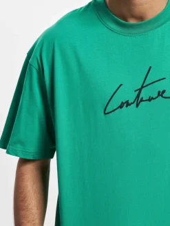 T-Shirts & Tank Tops*The Couture Club Signature Locker geschnittenes T-Shirt mit Puff-Print in Grün