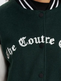 Mäntel & Jacken*The Couture Club Teddybär Collegejacke Grün