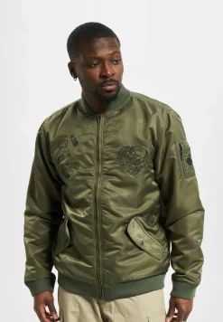 Jacken & Mäntel*The Hundreds Waves Bomberjacke Grün