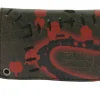 Portemonnaies & Geldbörsen*BioworldMerch THE TEXAS GAINSAW MASSAGRE Leder-Geldbörse mit roten sprinkelförmigem-Motiv Metalldruckknöpfen und Kette Rockiger Gothic-Style LW104782TCM Schwarz/Rot