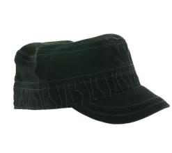 Caps & Mützen*BioworldMerch The Used Unisex Baumwoll-Cap im millitärischen Schnitt mit leicht gebogenen Schnitt Schwarz/Rot