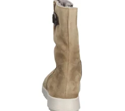 Boots & Stiefel*Think! Comoda Stiefel nachhaltige und wetterfeste Damen Stiefeletten aus Echtleder mit Reißverschluss 3-000418-4000 Beige