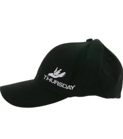 Caps & Mützen*BioworldMerch Thursday Unisex Post-Hardcore-Band Trucker-Cap Baseball-Cap mit Logo-Stickerei Fan-Mütze TC108495THU Schwarz