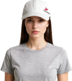 Caps & Mützen*BioworldMerch Thursday Unisex Post-Hardcore-Band Trucker-Cap mit Logo-Stickerei Baseball-Cap TC1084952THU Weiß