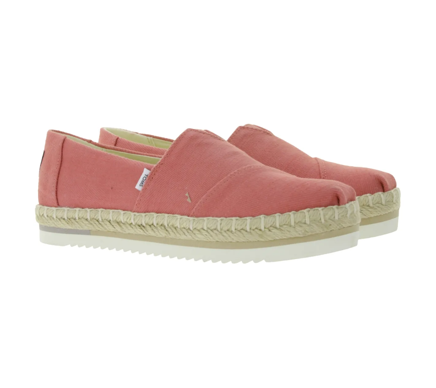 Ballerinas & Slipper*TOMS Alpargata nachhaltige Damen Espadrilles Halb-Schuhe mit Ortholite 30615626 Altrosa