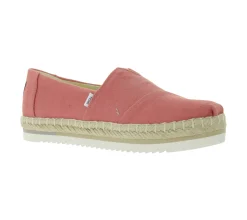 Ballerinas & Slipper*TOMS Alpargata nachhaltige Damen Espadrilles Halb-Schuhe mit Ortholite 30615626 Altrosa