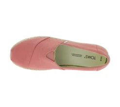 Ballerinas & Slipper*TOMS Alpargata nachhaltige Damen Espadrilles Halb-Schuhe mit Ortholite 30615626 Altrosa
