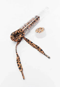 Schuhzubehör & Schuhpflege*TubeLaces White Flat Schnürsenkel Gepard