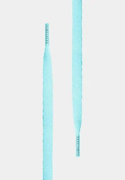 Schuhzubehör & Schuhpflege*TubeLaces White Flat Schnürsenkel ice blue