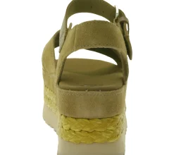 Zehentrenner & Sandalen*UGG Australia Aubrey Ankle Strap Damen Echtleder-Sandalette Plateau Sommer-Schuhe mit EVA-Sohle W/1167471 in Braun oder Schwarz