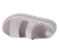 Zehentrenner & Sandalen*UGG Australia Goldenglow Damen Plateau-Sandale Sandalette mit Klettverschluss 1152685-BYF Flieder