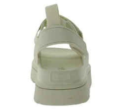 Zehentrenner & Sandalen*UGG Australia Goldenglow Damen Plateau-Sandale Sandalette mit Klettverschluss 1152685-SSAL Beige