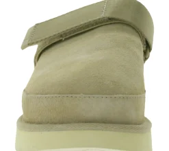 Pantoffeln & Hausschuhe*UGG Australia Goldenstar Damen nachhaltige Echtleder-Schuhe Retro-Plateausohle Hausschuhe Schlupf-Schuhe 1138252 in Beige oder Braun