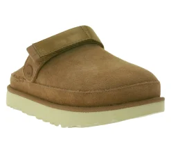 Pantoffeln & Hausschuhe*UGG Australia Goldenstar Damen nachhaltige Echtleder-Schuhe Retro-Plateausohle Hausschuhe Schlupf-Schuhe 1138252 Braun