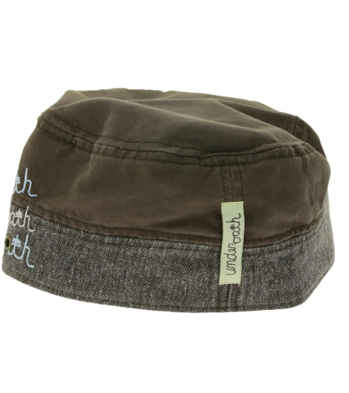 Caps & Mützen*BioworldMerch Underoath Unisex Metalcore-Band Baumwoll-Cap im millitärischen Schnitt mit leicht gebogenen Schnitt FC107551UND Braun