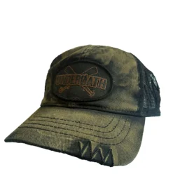 Caps & Mützen*BioworldMerch Underoath Unisex Metalcore-Band Trucker-Cap mit atmungsaktiven Mesh-Einsatz Baseball-Cap TC108718UND Braun/Schwarz