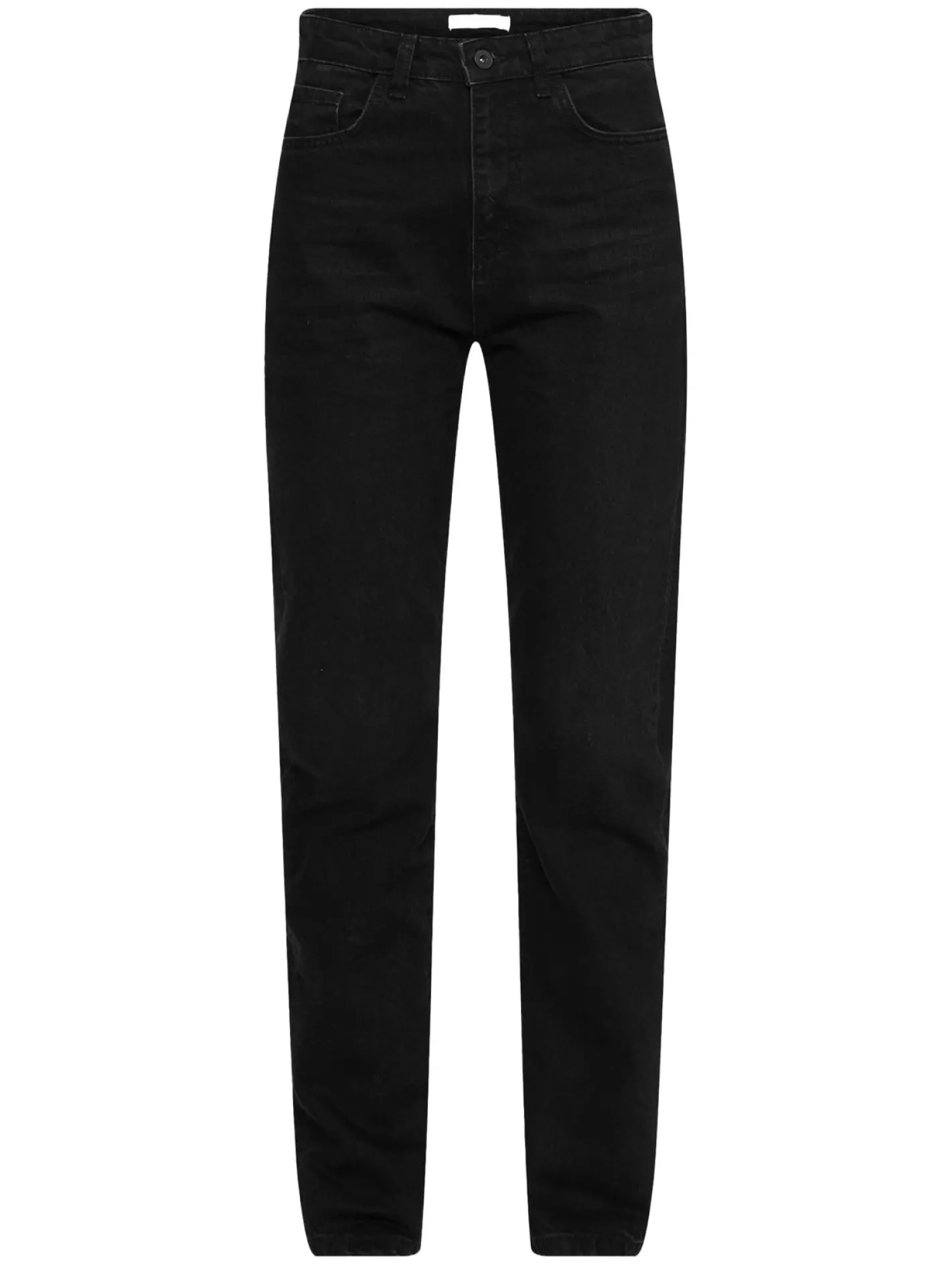 Hosen & Jeans*UNEFFECTED Premium Destroyed Straight Fit Jeans schwarz
