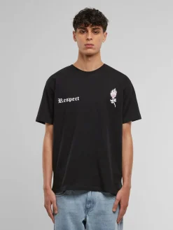 T-Shirts & Tank Tops*UNEFFECTED Respect Heavy T-Shirts schwarz