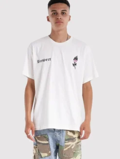 T-Shirts & Tank Tops*UNEFFECTED Respect Heavy T-Shirts weiß