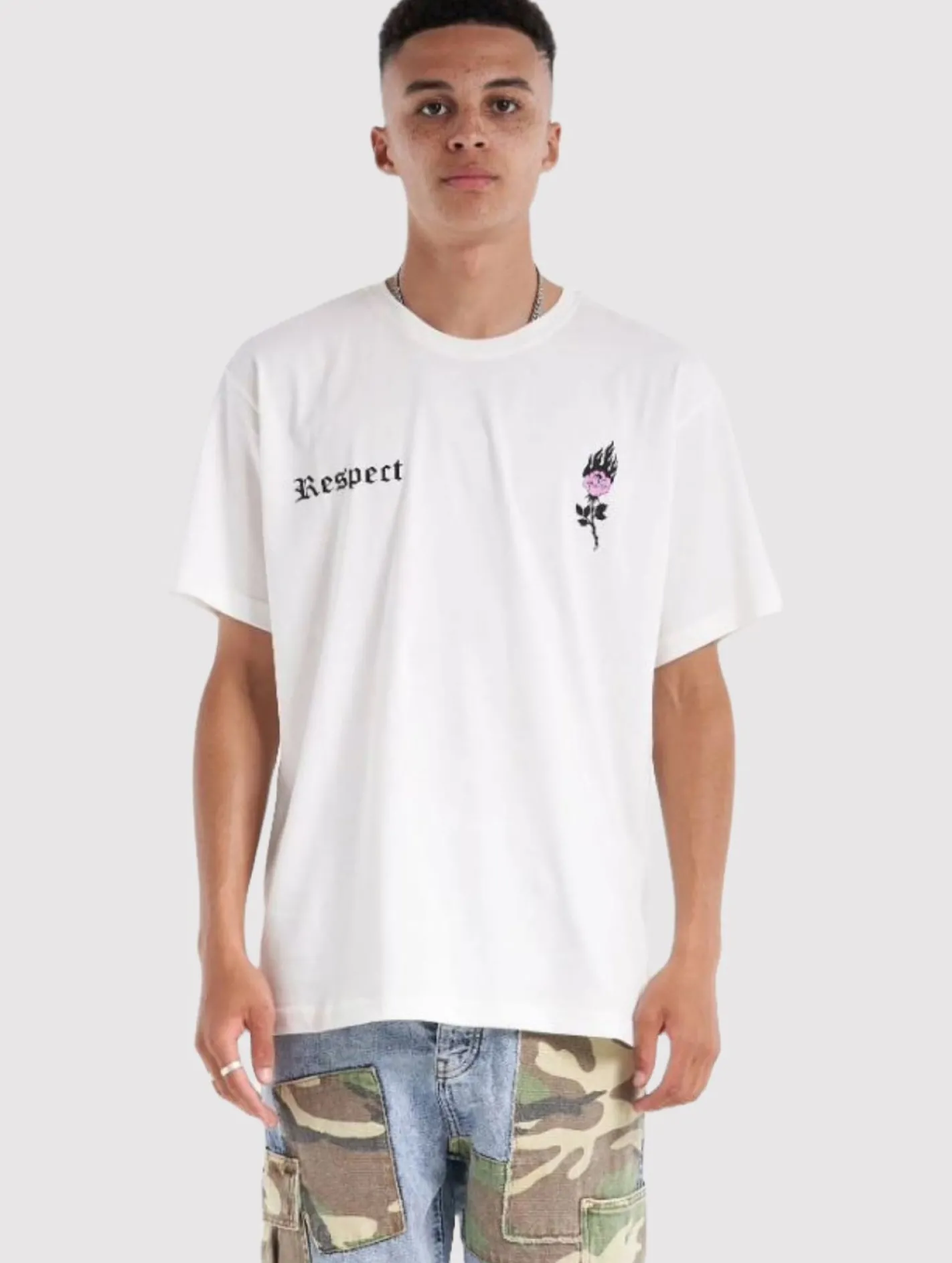 T-Shirts & Tank Tops*UNEFFECTED Respect Heavy T-Shirts weiß