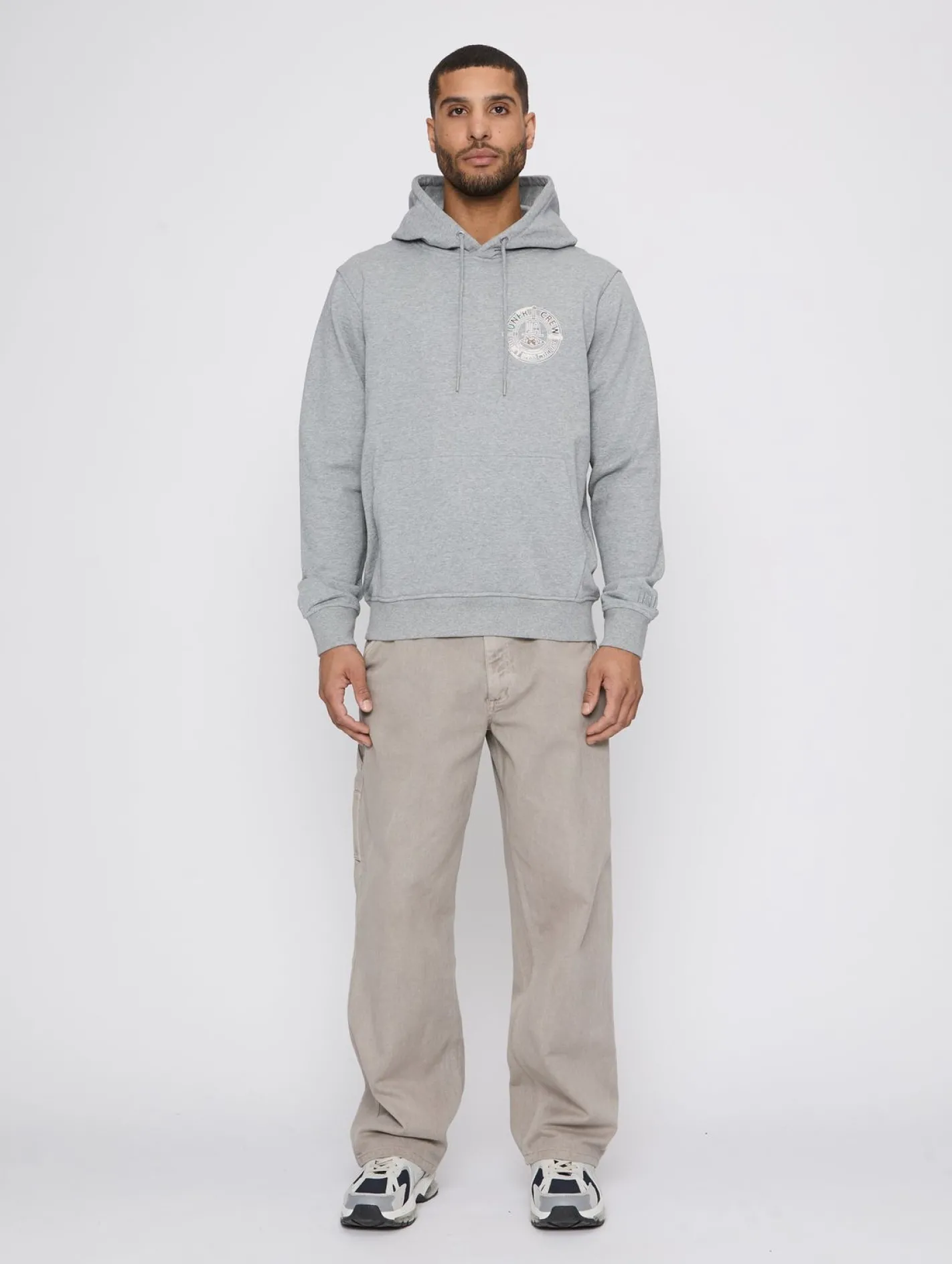 Pullover & Sweater*UNFAIR ATHLETICS DMWU Camo BP Hoodies grau meliert