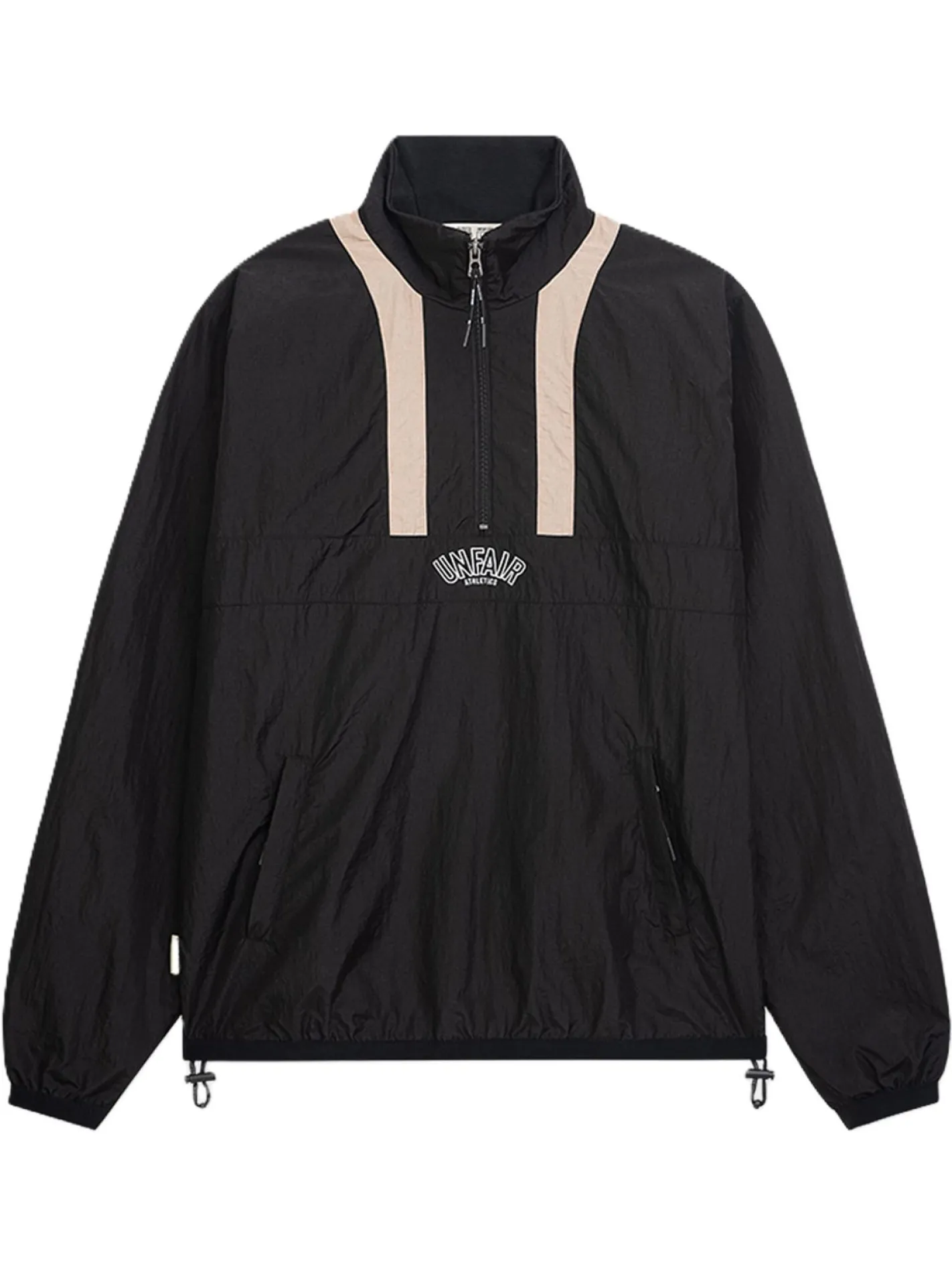 Sweater & Pullover|Pullover & Sweater*UNFAIR ATHLETICS Elementary Crushed Halfzip Schwarz schwarz