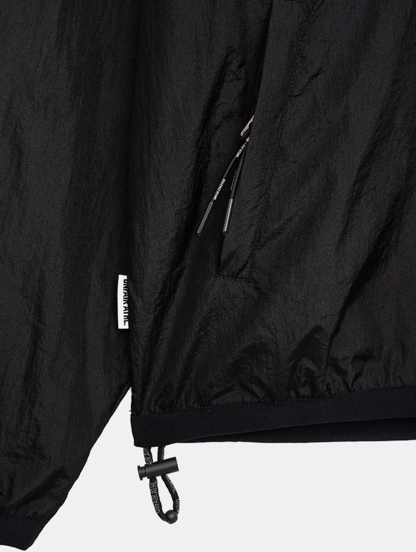 Sweater & Pullover|Pullover & Sweater*UNFAIR ATHLETICS Elementary Crushed Halfzip Schwarz schwarz