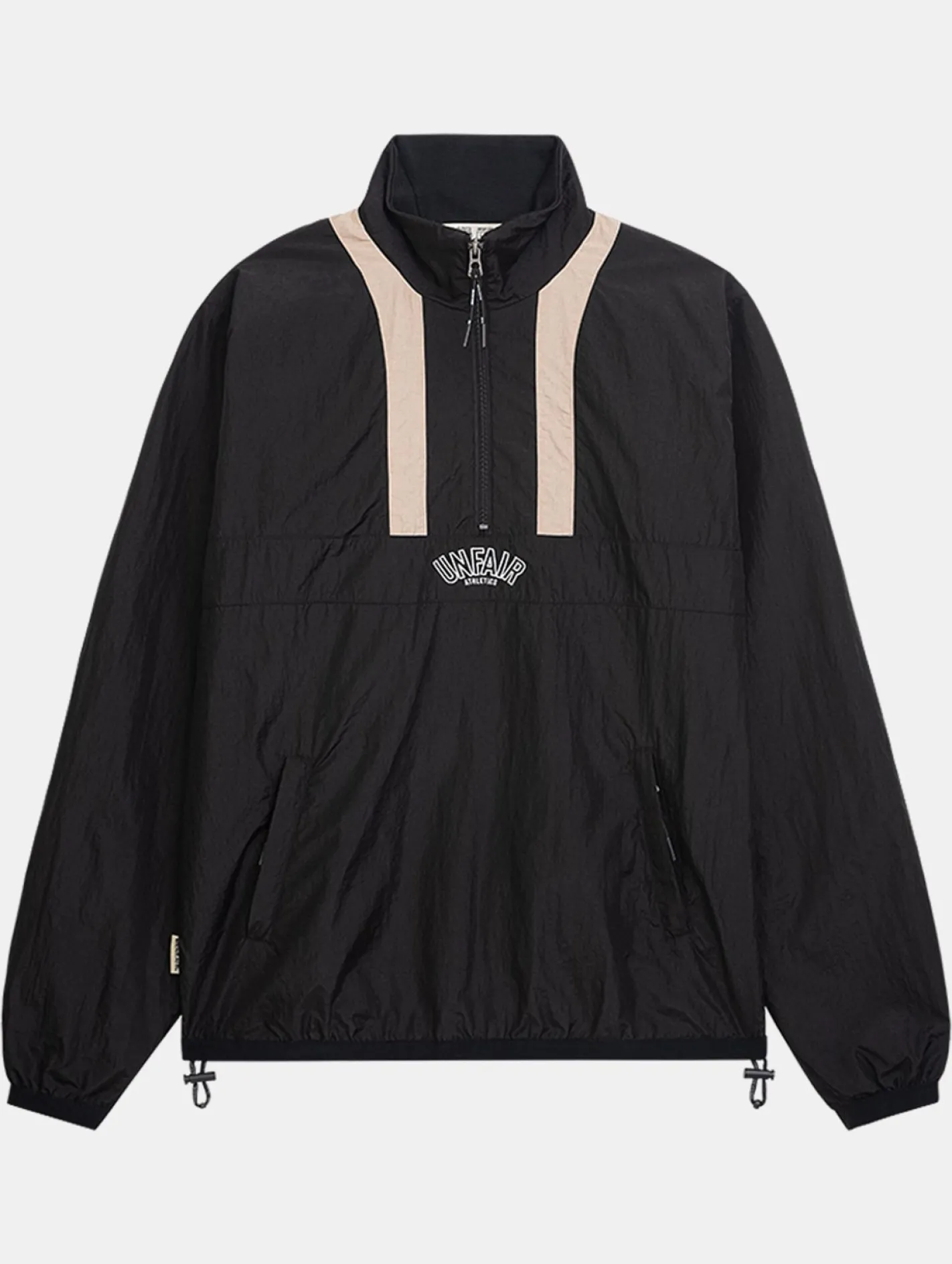 Sweater & Pullover|Pullover & Sweater*UNFAIR ATHLETICS Elementary Crushed Halfzip Schwarz schwarz