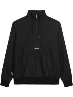 Sweater & Pullover|Pullover & Sweater*UNFAIR ATHLETICS Gebogener Halfzip Schwarz schwarz