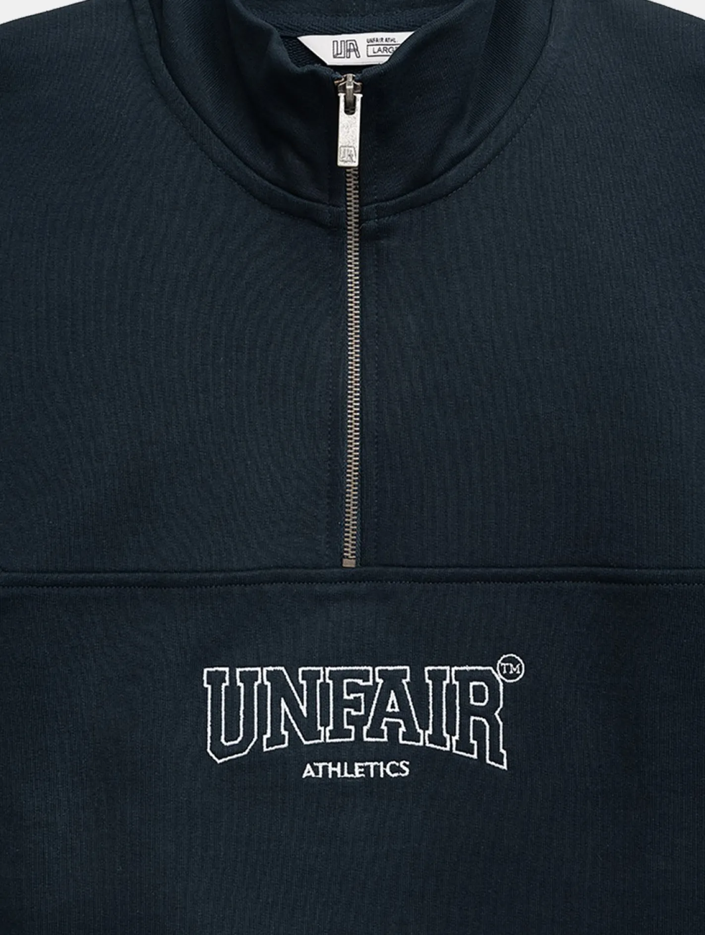 Sweater & Pullover|Pullover & Sweater*UNFAIR ATHLETICS Stands Halfzip Schwarz schwarz