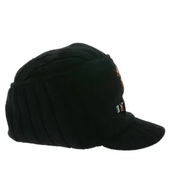 Caps & Mützen*BioworldMerch Unisex Schirm-Mütze mit "My Chemical Romance" Schriftzug Schirm-Beanie Freizeit-Mütze KC1012411MCR Schwarz/Rot