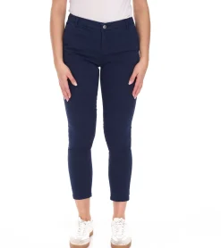 Hosen & Jeans*UNITED COLORS OF BENETTON Damen Stoff-Hose Baumwoll-Hose Chino-Hose 29990356 Dunkelblau