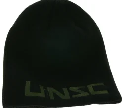 Caps & Mützen*BioworldMerch UNSC Unisex Beanie Baumwoll-Mütze im klassischen Schnitt KC160562HLO Schwarz/Grün