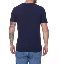 T-Shirts & Tank Tops*U.S. POLO ASSN. Herren Basic T-Shirt mit Marken-Stickerei Baumwoll-Shirt US40 154 035 002387 in Schwarz, Navy, Weiß oder Rot