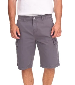 Shorts & Bermudas*U.S. POLO ASSN. Herren Freizeit-Cargo Shorts leichte Freizeit-Shorts mit U.S. Polo Stickerei kurze Hose 143 68147 52661 381 Grau