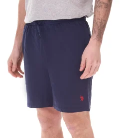 Shorts & Bermudas*U.S. POLO ASSN. Herren Freizeit- & Sport-Shorts leichte Fitness-Short mit U.S. Polo Stickerei kurze Hose US16738 171 Dunkelblau/Rot