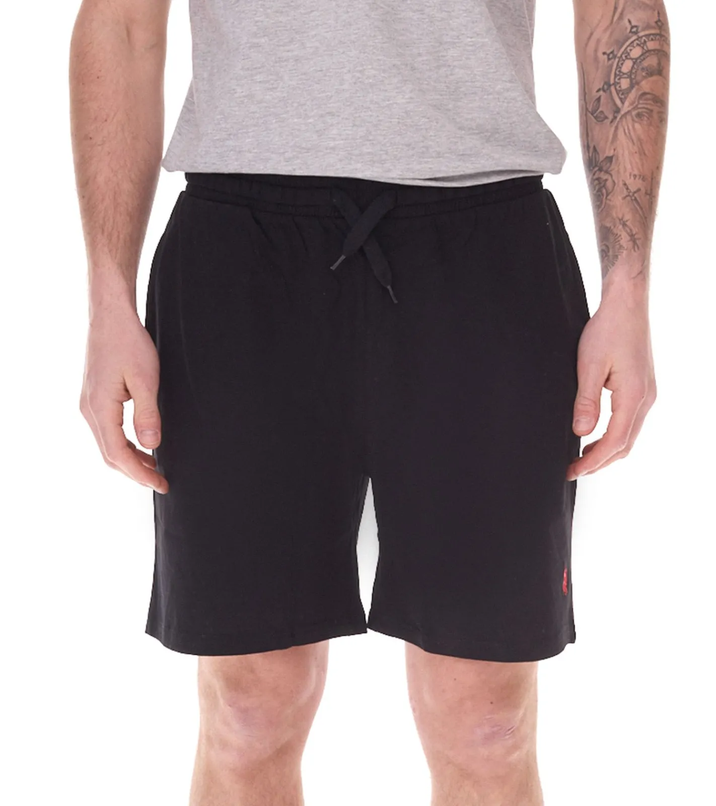 Shorts & Bermudas*U.S. POLO ASSN. Herren Freizeit- & Sport-Shorts leichte Fitness-Short mit U.S. Polo Stickerei kurze Hose US16738 Schwarz/Rot oder Dunkelblau/Rot