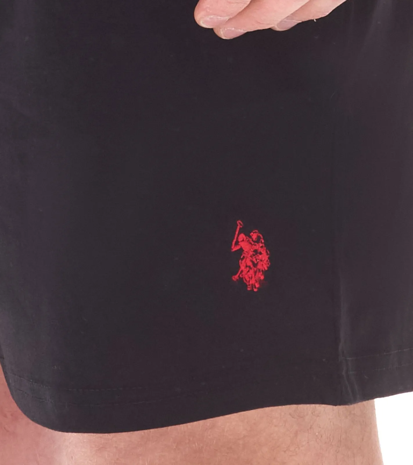 Shorts & Bermudas*U.S. POLO ASSN. Herren Freizeit- & Sport-Shorts leichte Fitness-Short mit U.S. Polo Stickerei kurze Hose US16738 Schwarz/Rot oder Dunkelblau/Rot