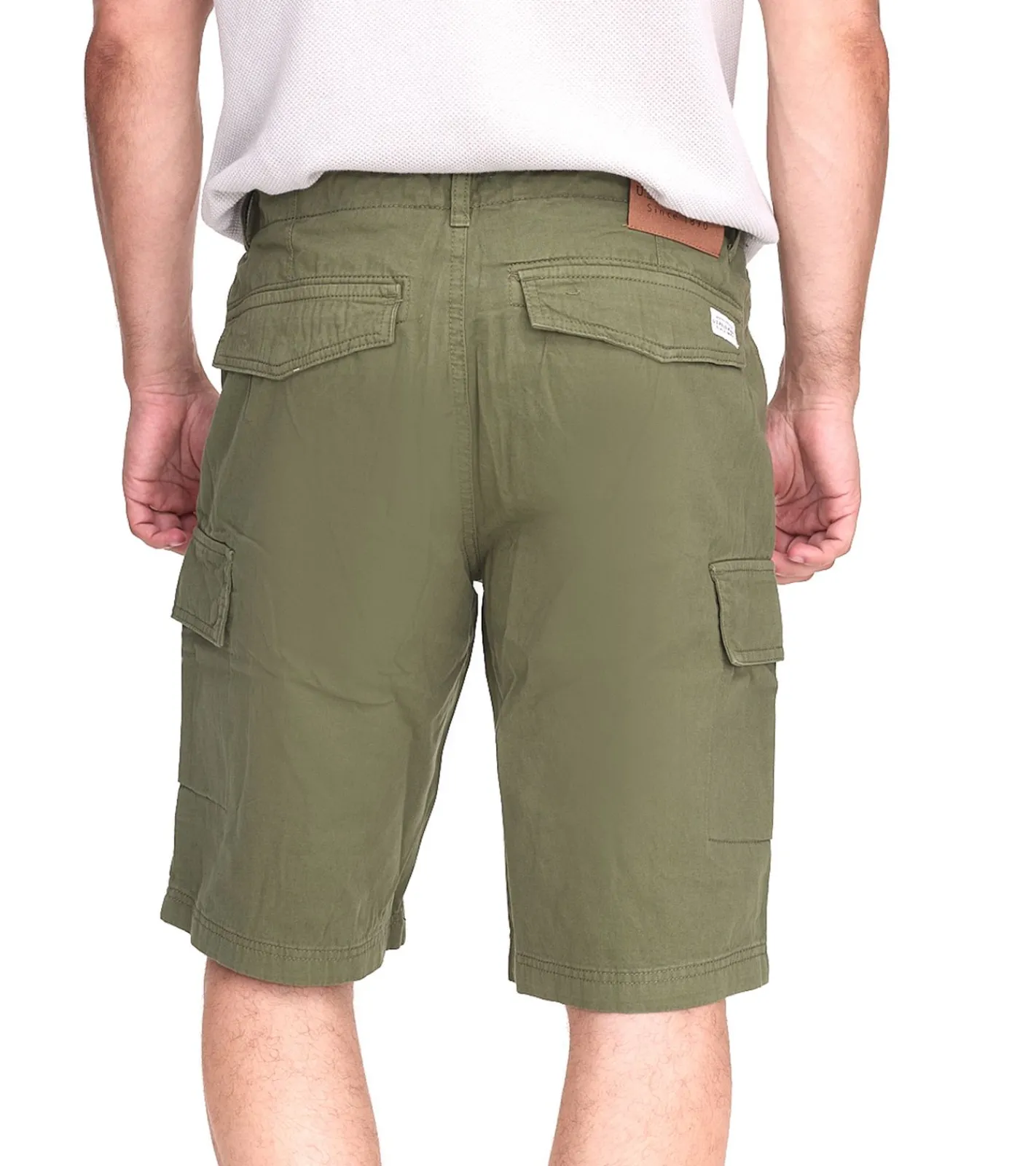 Shorts & Bermudas*U.S. POLO ASSN. Herren Freizeit-Cargo Shorts leichte Freizeit-Shorts mit U.S. Polo Stickerei kurze Hose 143 68147 52661 in Khaki, Blau, Beige oder Grau