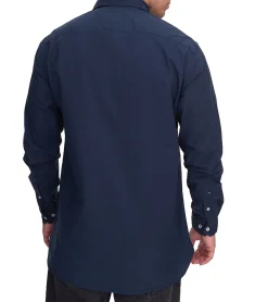 Hemden & Poloshirts*U.S. POLO ASSN. Herren Langarm Hemd Basic-Hemd Baumwoll-Hemd US41 104 052 002696 379 Blau/Weiß