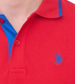Hemden & Poloshirts*U.S. POLO ASSN. Herren Polo-Shirt Basic-Shirt Baumwoll-Shirt Kurzarm-Shirt in verschiedenen Farben