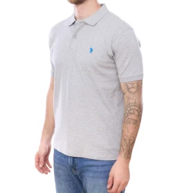 Hemden & Poloshirts*U.S. POLO ASSN. Herren Polo-Shirt Basic-Shirt Baumwoll-Shirt Kurzarm-Shirt in verschiedenen Modellen Grün, Hellblau, Rot oder Grau